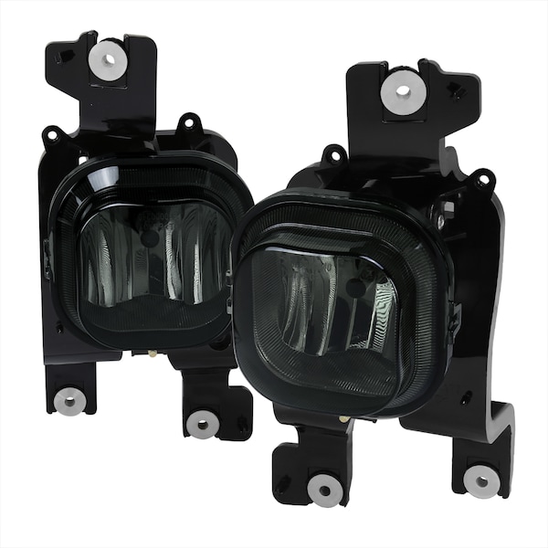 Spec-D Tuning Ford F250 Super Duty Fog Lights With Smoked Lens 08-10, PK2 LF-F25008GOEM-HZ - main